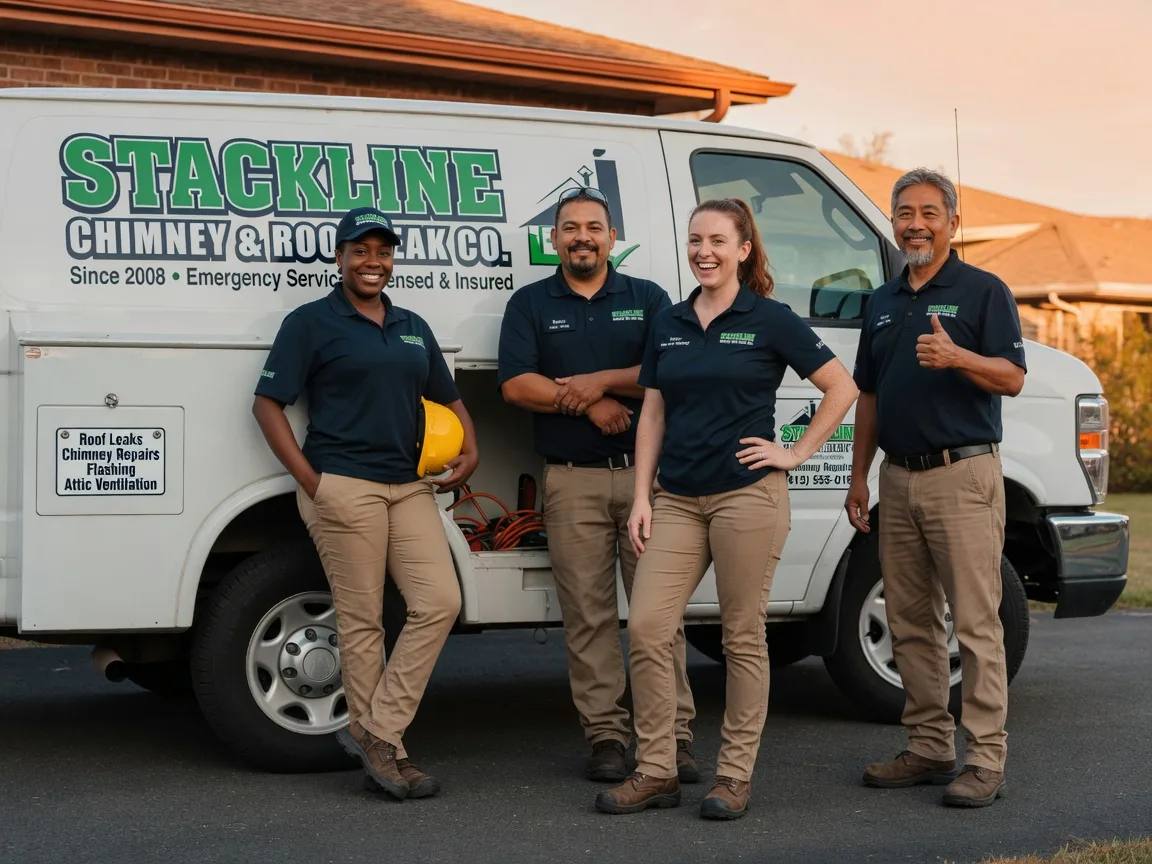 Chimney flashing repair company in Brussels, IL